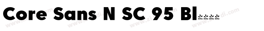 Core Sans N SC 95 Bl字体转换
